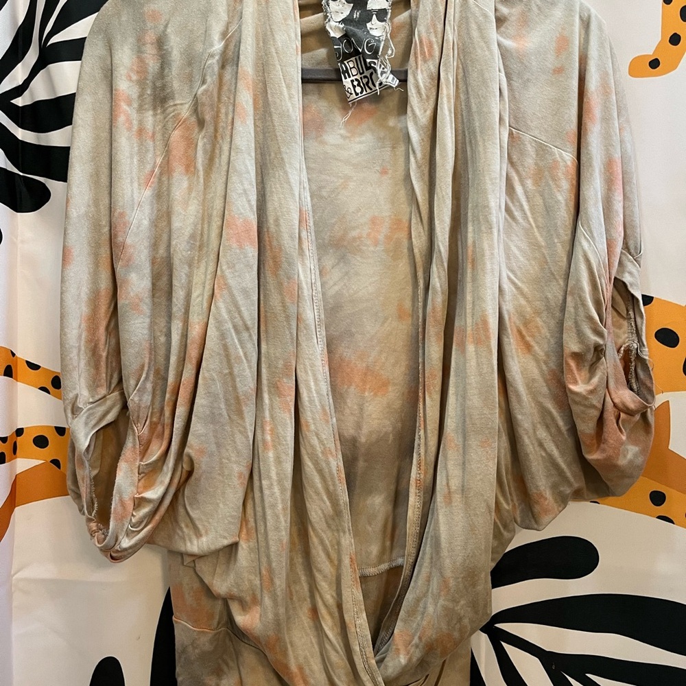 Young Fabulous & Broke Tan Draped Tunic Top